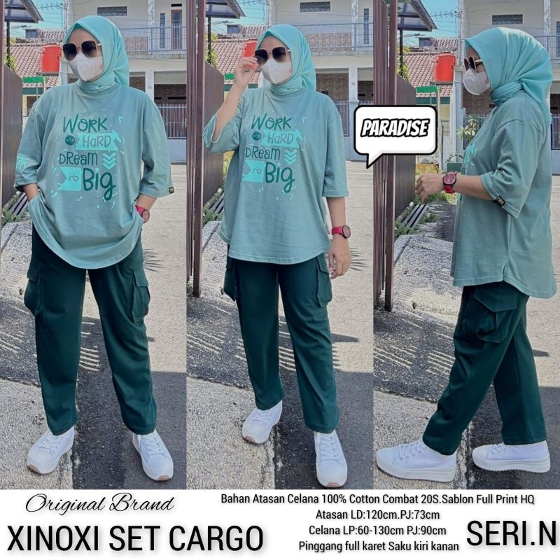 XINOXI SET CARGO BY PARADISE/NEEKA SET BY HANA/ARNIA SET #2/SEMIKO SET