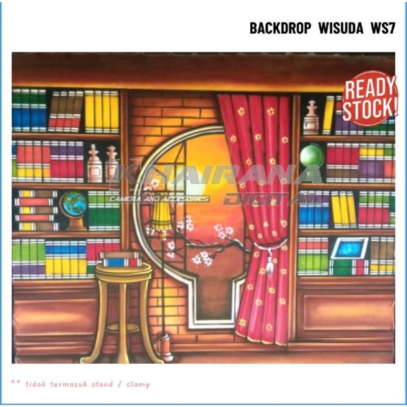 Kain Background Backdrop Latar Layar Foto Studio Wisuda Ws7 3x2.5m