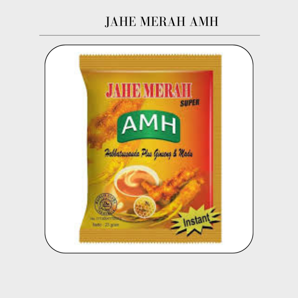 

Jahe Merah Super AMH 1 Sachet | minuman Herbal