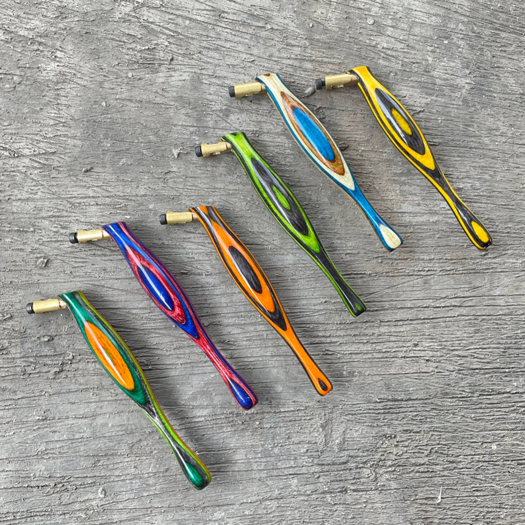 

Oblique Pen Universal Flange Tube Laminated Wood Calligraphy Dip Pen Alpenholders
