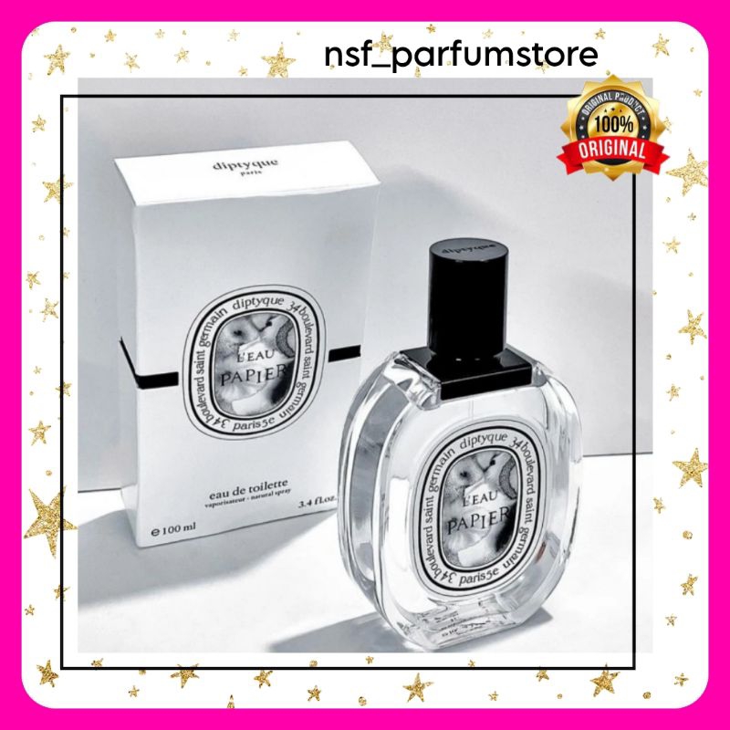 PARFUM ORIGINAL DIPTYQUE L'EAU PAPIER EDT 100 ML