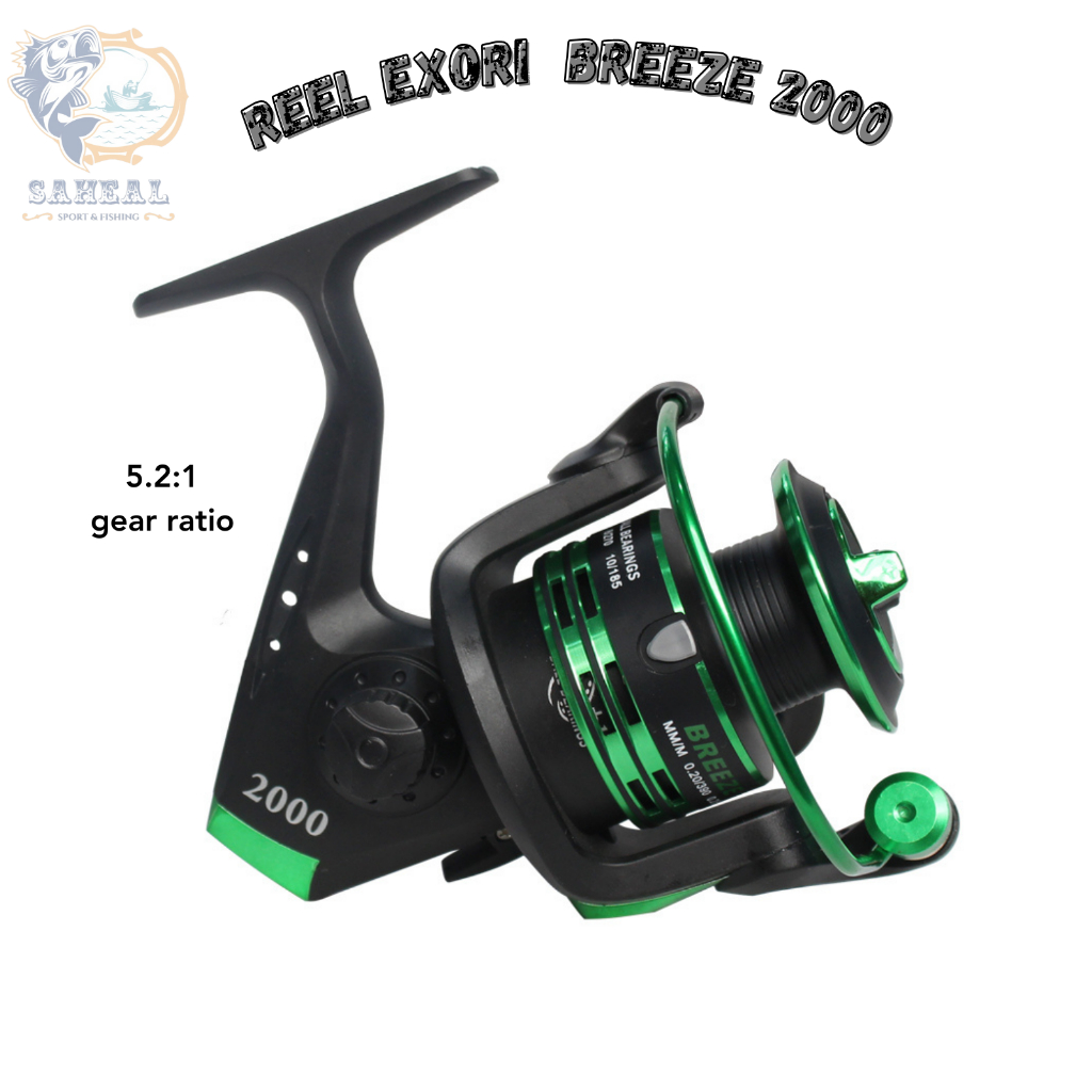 Reel Pancing Exori Breeze 2000 5+1 Ball Bearing Super Drag System