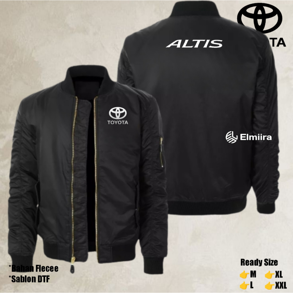 Jaket Toyota Altis Bomber