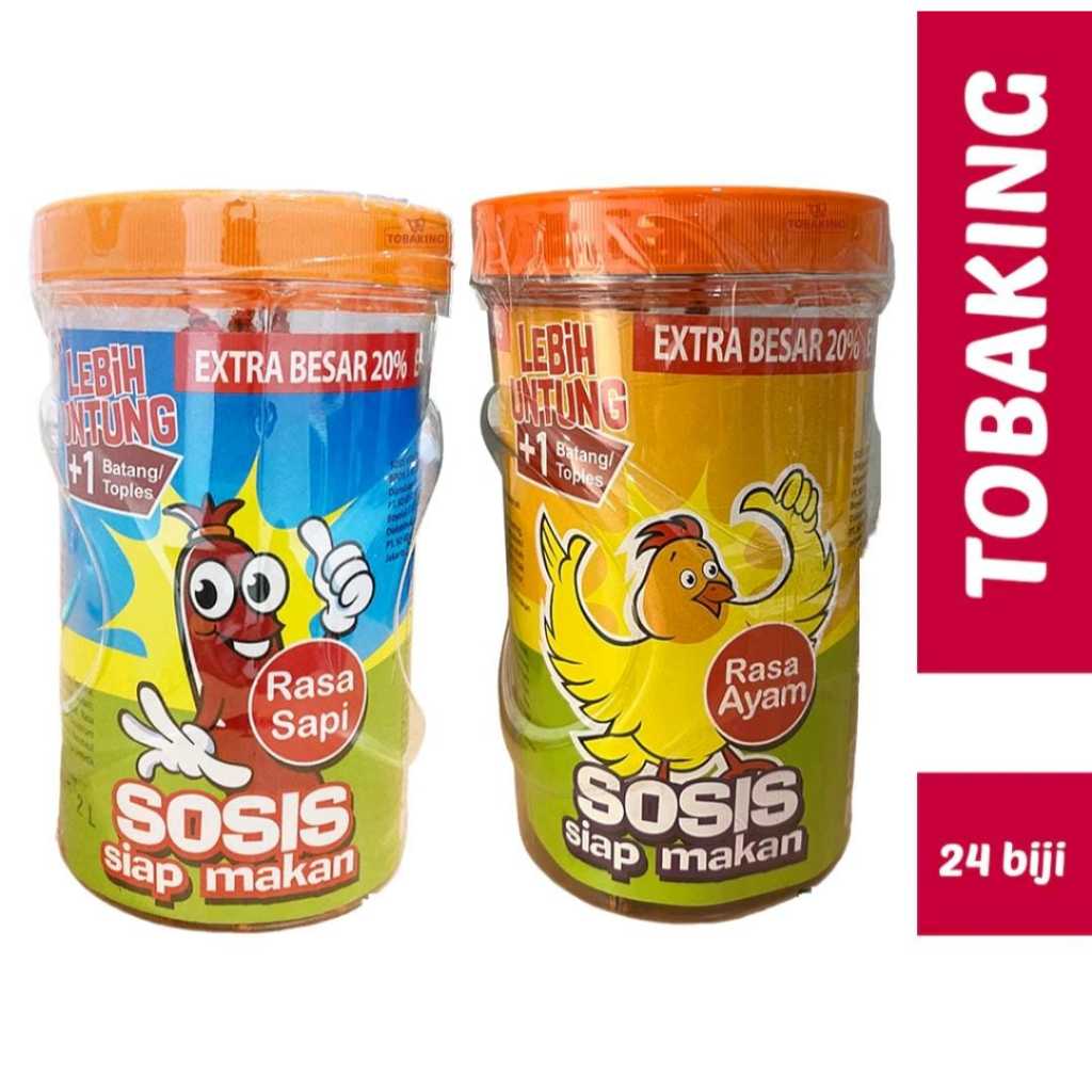 

SOSIS SO NICE TOPLES SOSIS AYAM/SAPI SOSIS SIAP MAKAN ISI 24PCS