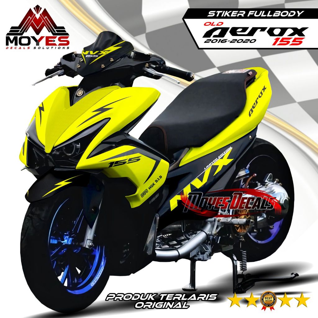 SOLUSI MODIFIKASI BODY MOTOR DECAL AEROX 155/DECAL AEROX SHARK/DECAL AEROX/DECAL AEROX TERLARIS/DECA