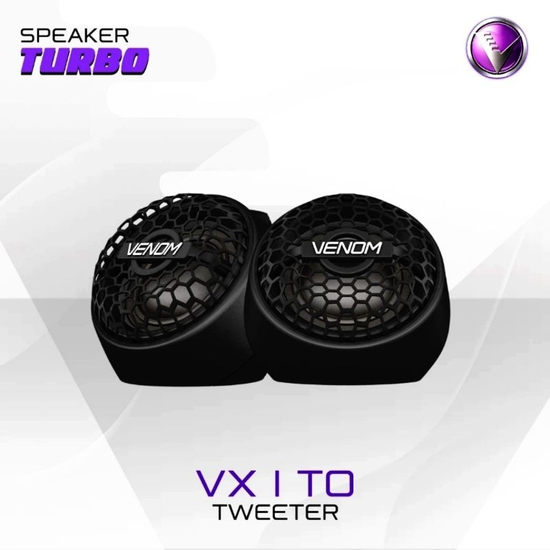 VENOM Turbo Tweeter Speaker Mobil VX 1 TO Tweeter 2 Inch