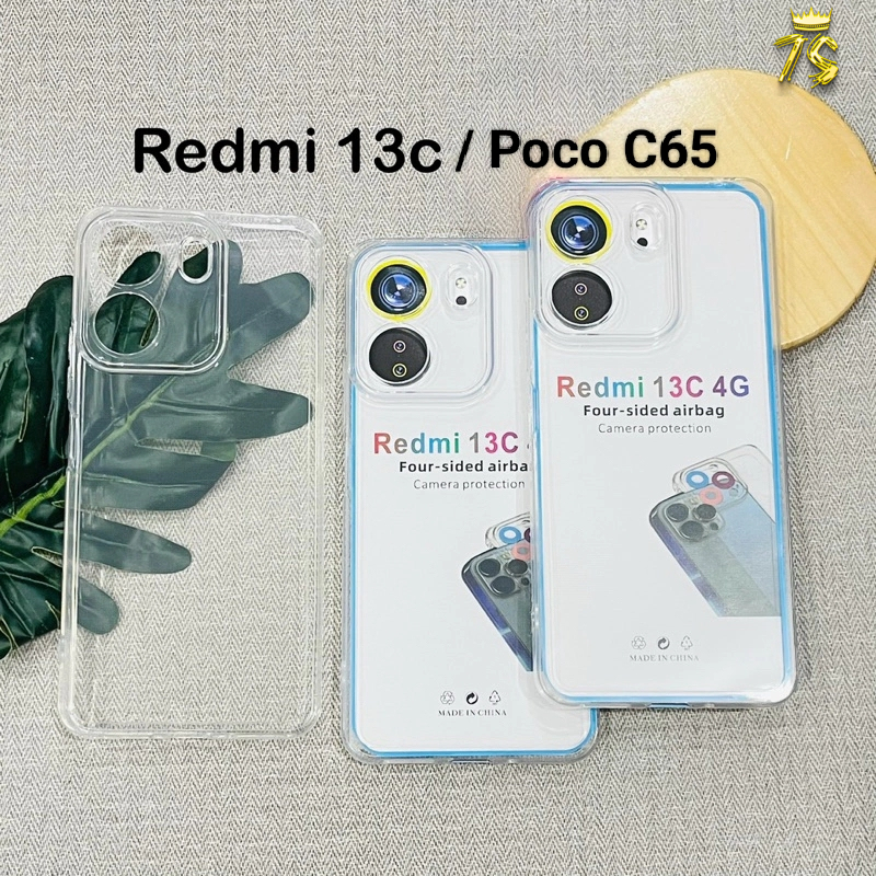 Softcase Bening Transparan With Protect Camera HP Android Case Sided Airbag Xiaomi Mi Poco Redmi