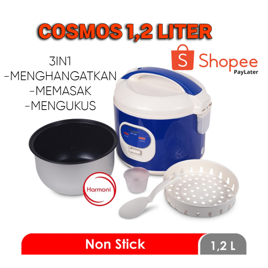 MAGIC COM COSMOS 1,2 LITER COSMOS RICE COOKER 1,2 LITER