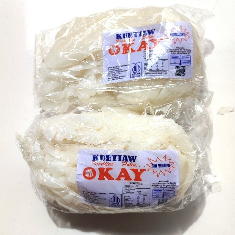 

KWETIAU SUPER / KUE TIAU OKAY Dan Djogyakarta- 450 GRAM