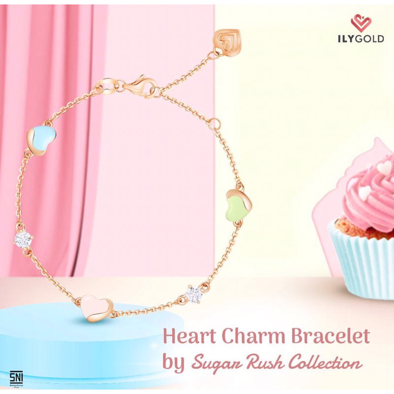 Ily Gold Gelang Sugar Rush-Emas 9k