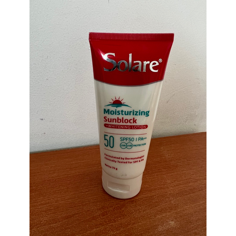 SOLARE Moisturizing sunblock SPF 50
