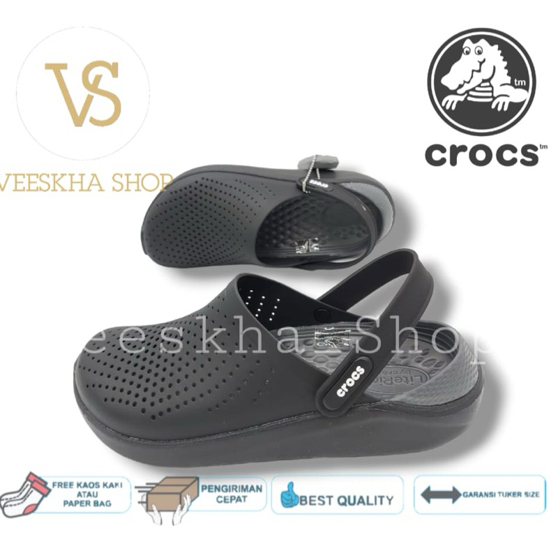 CROCS LITERIDE WANITA / SANDAL CROCS WANITA / SEPATU SANDAL WANITA / SANDAL SELOP WANITA / CROCS