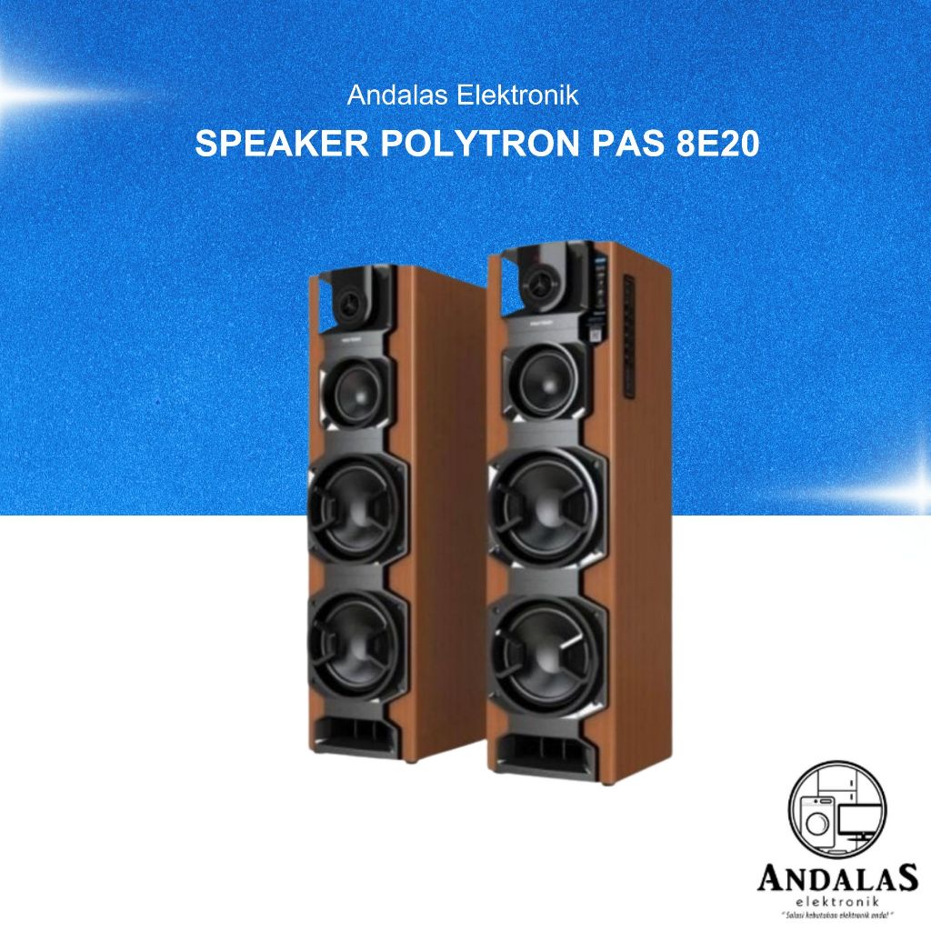 SPEAKER POLYTRON PAS 8E20 /PAS69 PAS 69 SPEAKER ACTIVE BLUETOOTH PAS8E20 + USB MODEL BARU PAS69