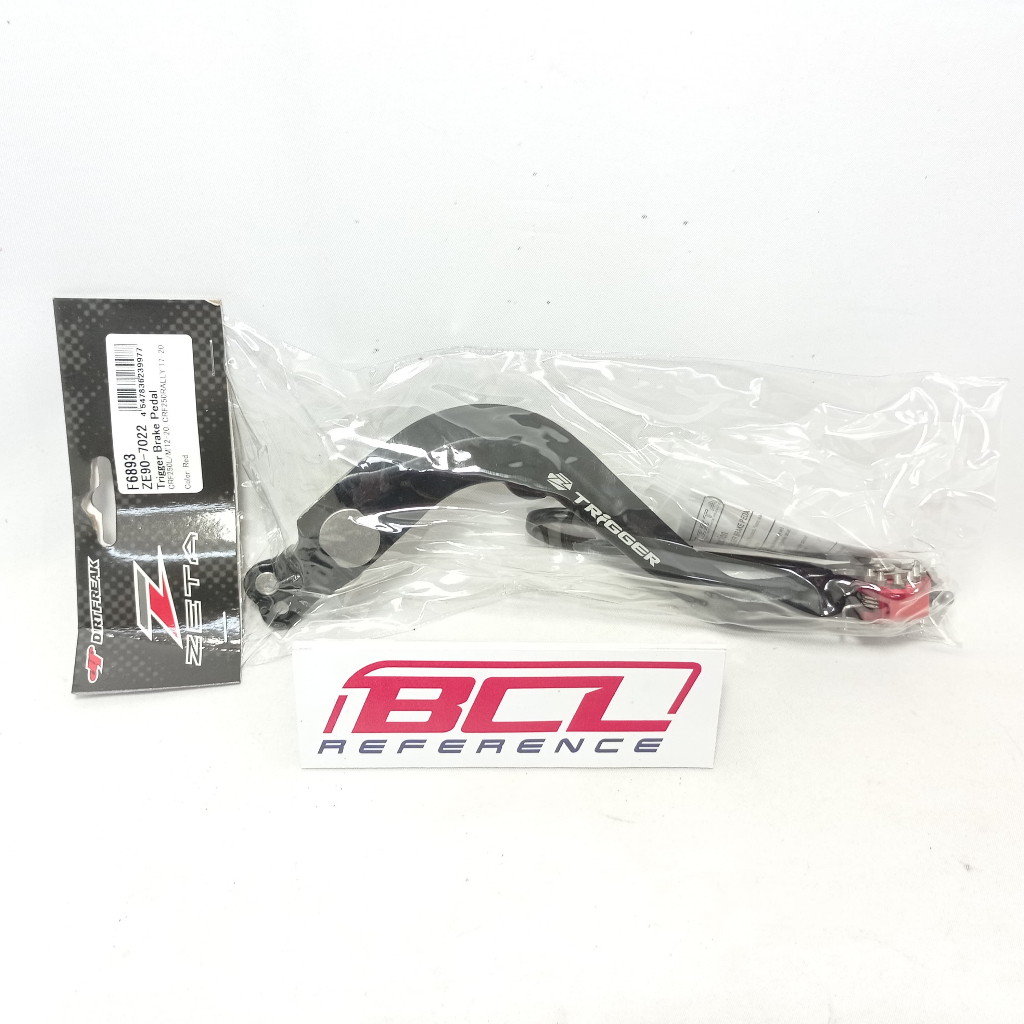 Zeta Trigger Brake Pedal Crf 250 Rally Pedal Rem Crf 250 Rally 2017-2020 Red