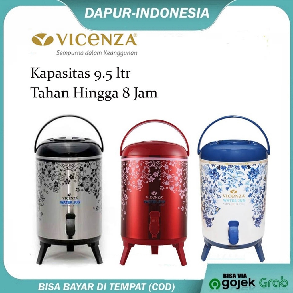 Water Jug Vicenza/Termos Dispenser Vicenza 9,5 L