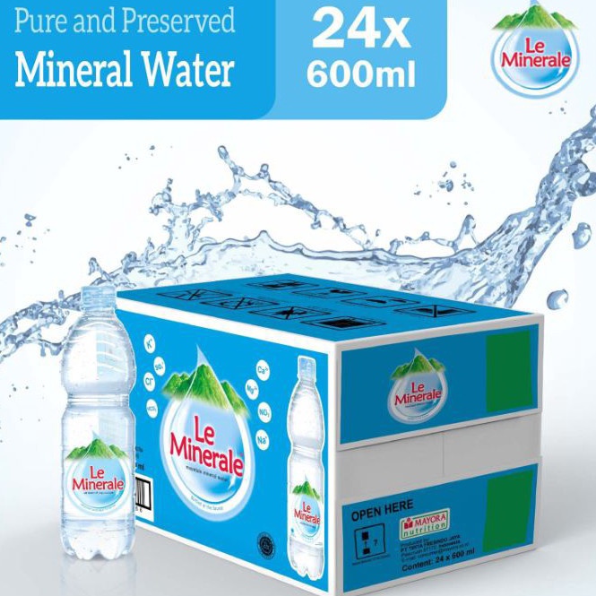 

Terlaku LE MINERALE AIR MINERAL 6ML x 24 BOTOL KHUSUS GOSEND GRAB W77