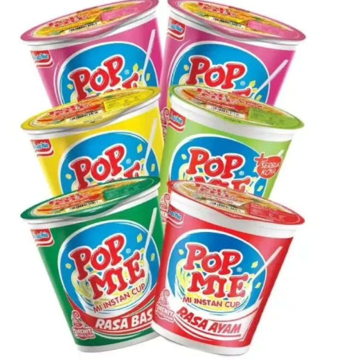 

Pop Mie All Varian Ayam Bawang / Soto / Baso / Kari