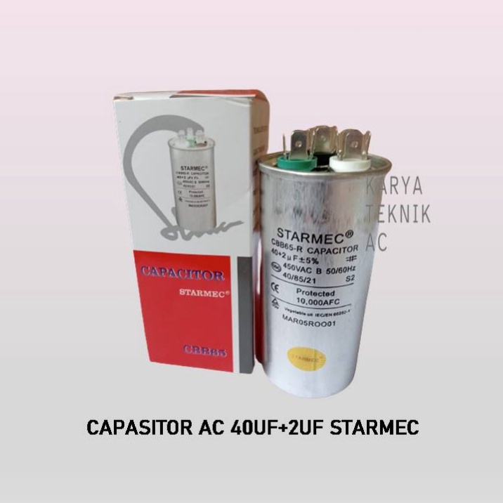 eV CAPASITOR AC 4UF2UF STARMEC