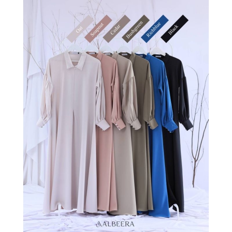 Abaya Alzena dan Bergo by Albeera