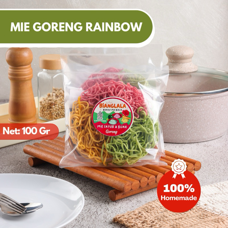 

MIE GORENG MIX (BUAH NAGA, WORTEL, SAWI) BY BIANGLALA NUSANTARA