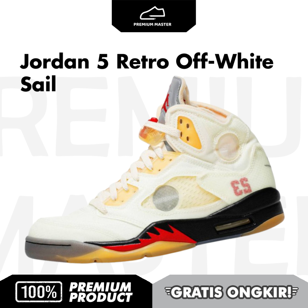 Jordan 5 Retro Off-White Sail