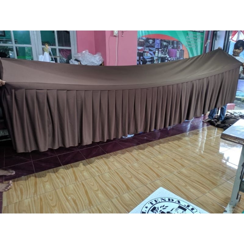 Cover Meja Kotak Polos / Sarung Meja Prasmanan / Taplak Meja Prasmanan Kain Lotto