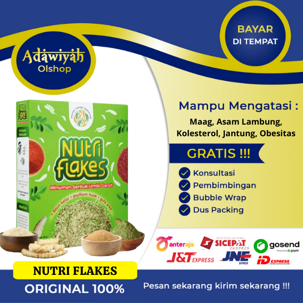 

NUTRIFLAKES/NUTRI FLAKES/SEREAL SEHAT ATASI ASAM LAMBUNG DAN MAAG