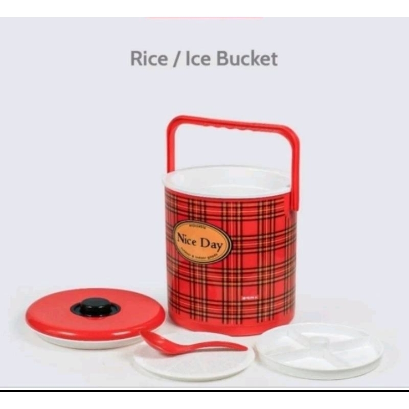 Termos nasi/rice bucket lion star 8liter