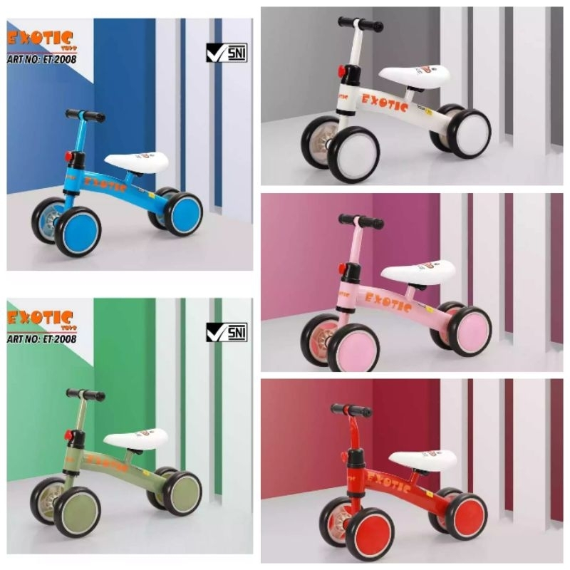 Sepeda anak Balance bike EXOTIC ride on toys 2008