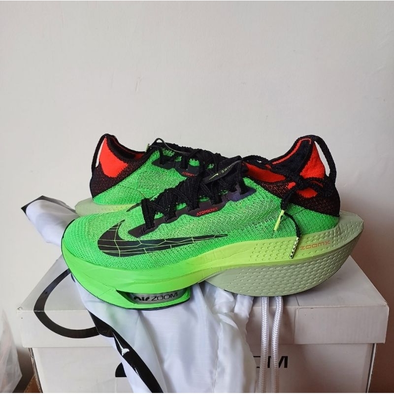 Nike Alphafly Air Zoom Next% 2 Ekiden Scream Green 100% Authentic