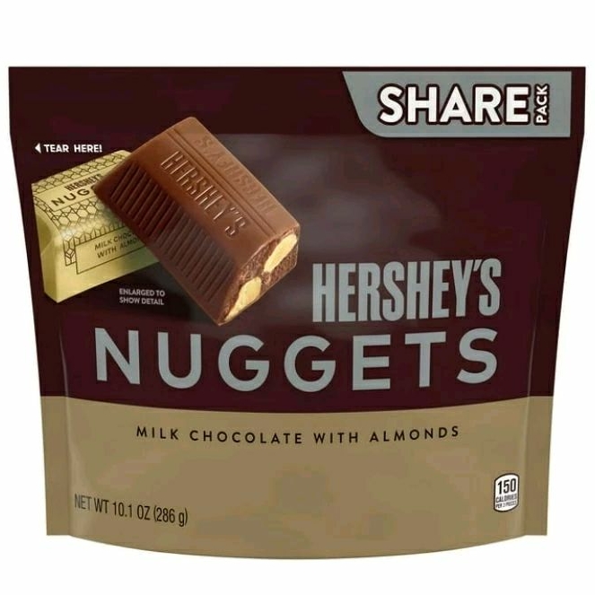 

HERSHEY'S Nuggets Milk Chocolate With Almonds 286g