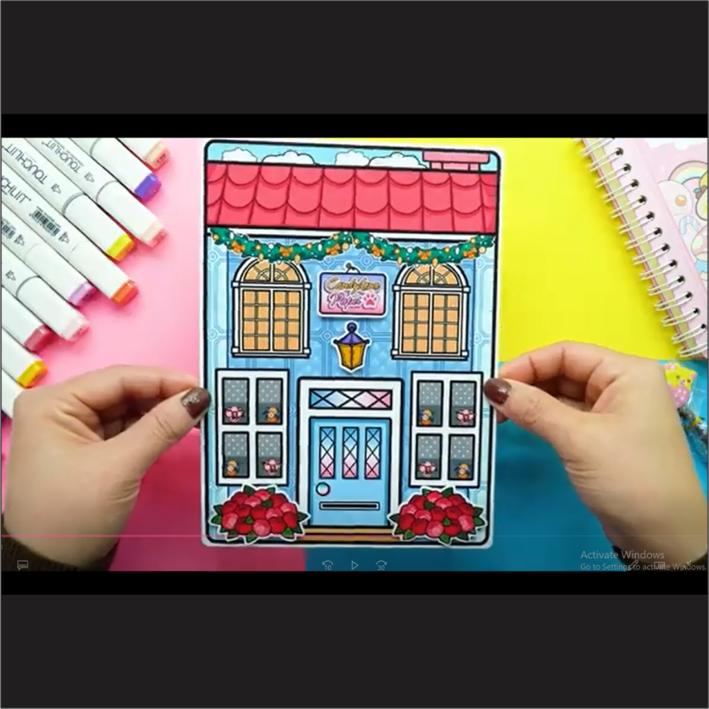 TOCA BOCA Candy Home Quiet Book Episode 127 Royal Style Interior Quiet Book