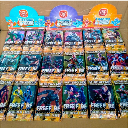 3Sachet Mainan KARTU FF TRADING CARD NEW Free Fire GROSIR /JUAL MURAH KARTU MAINAN ANAK