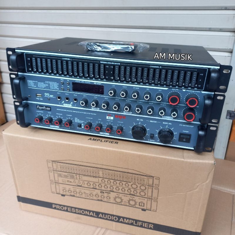AMPLI MIXER FIRSTCLASS FC-A4700DSP 99 EFFECT  VOCAL FC A4700DSP ORIGINAL