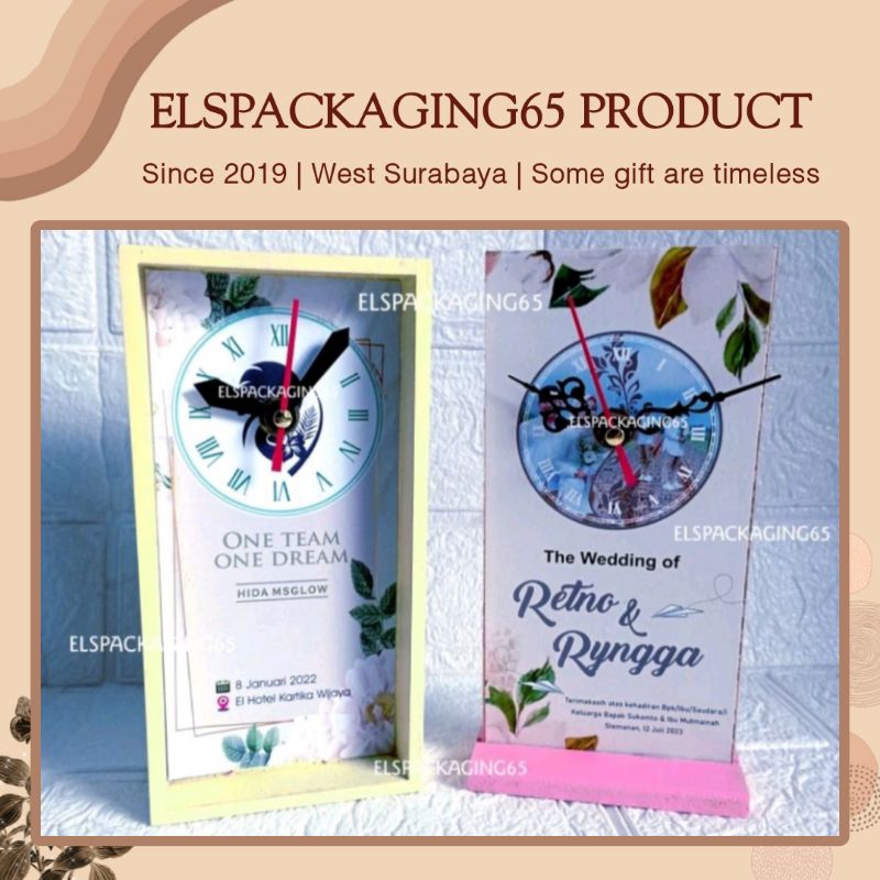 Souvenir Jam Kayu Souvenir Unik Jam Meja Lamaan