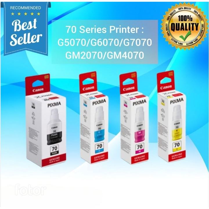 Tinta Canon Gi 70 PREMIUM Untuk Printer G5070 G6070 G7070 GM2070 G7070