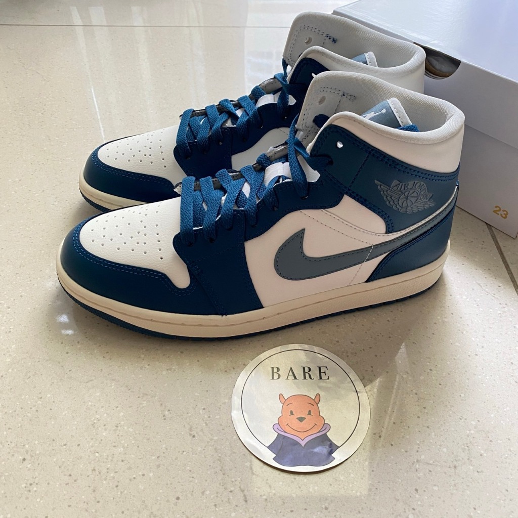 Air Jordan 1 Mid Sky J French Blue WMNS [BQ6472-414]