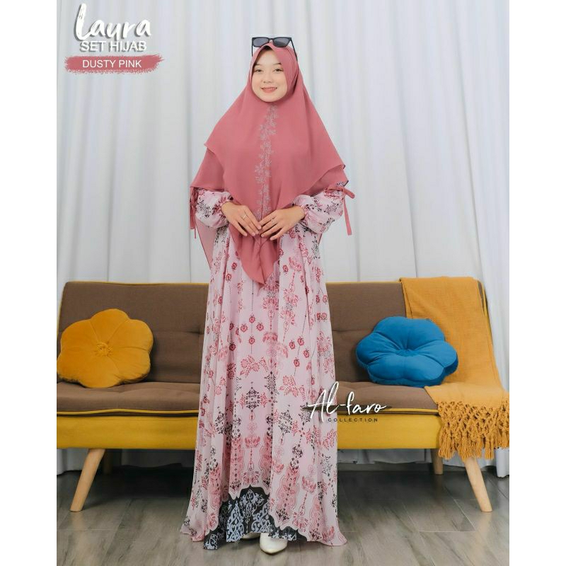 gamis laura set hijab ori alfaro
