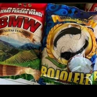 

Beras pandan wangi BMW/Rojolele murah 5liter