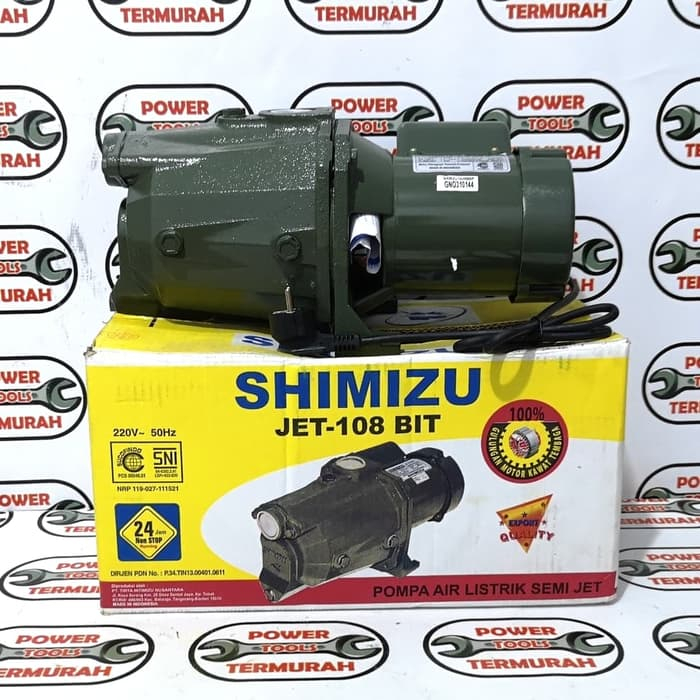 

Pompa Air Semi Jet Pump JET-108 SHIMIZU JET108 NON AUTO Semijet Manual