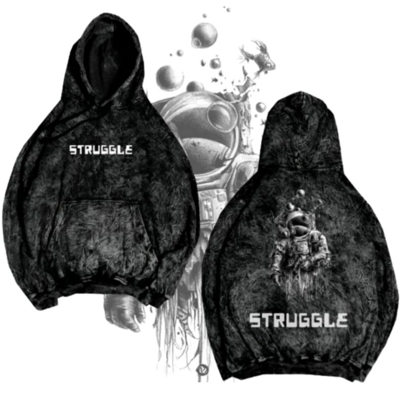 STRUGGLE - SWEATER SANDWASH / HOODIE WASHING / JAKET HOODIE PRIA DAN WANITA BAHAN KATUN TEBAL