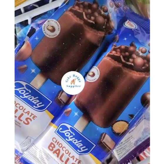 

Es Krim Joyday Chocolate Balls - Es Susu Cokelat dengan Bola Cokelat