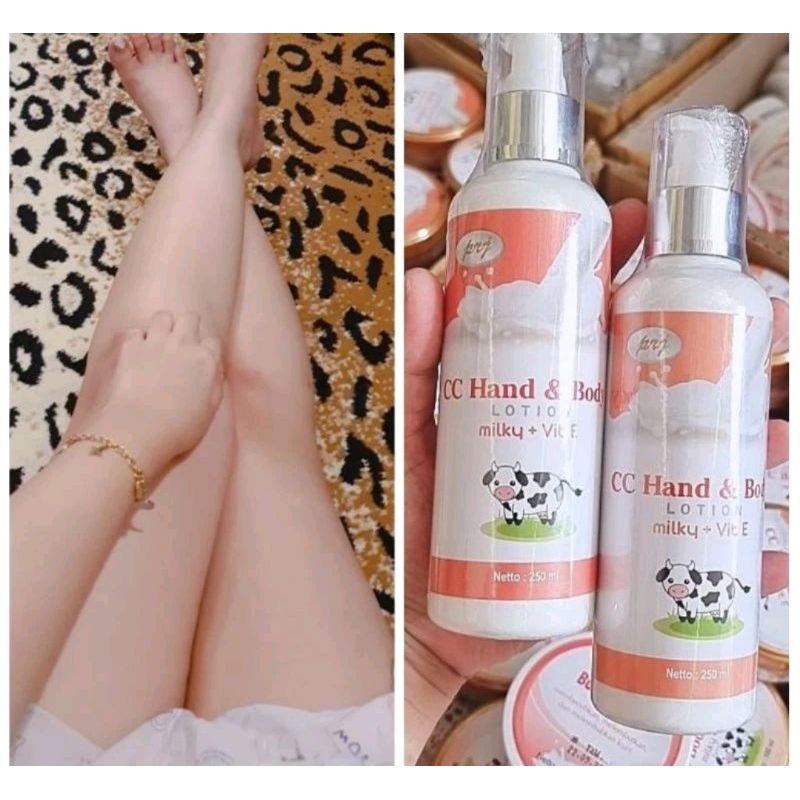 CC booster body lotion whitening | CC HAND & BODY LOTION MILKY  BPOM