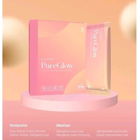 PUREGLOW MULTI VITAMIN Suplemen Kesehatan mengandung Collagen Susu Kambing Etawa DNA Salmon