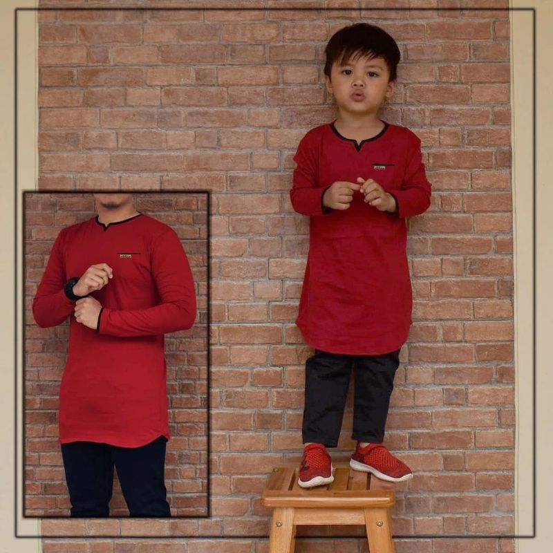 KASKO KAOS KOKO COUPLE AYAH DAN ANAK MODEREN TERBARU 2024