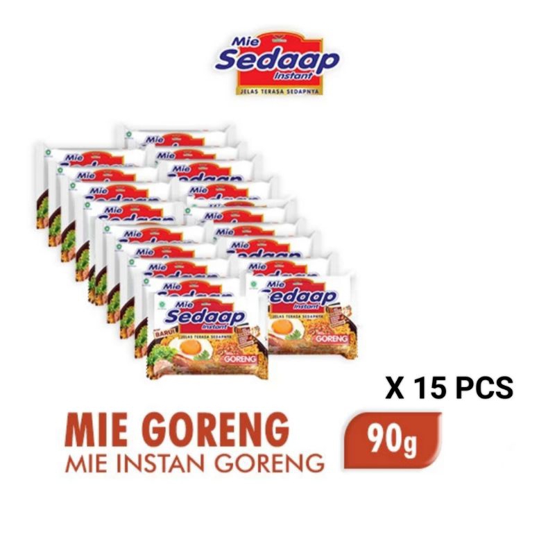 

promo mie sedap goreng isi 15 bungkus