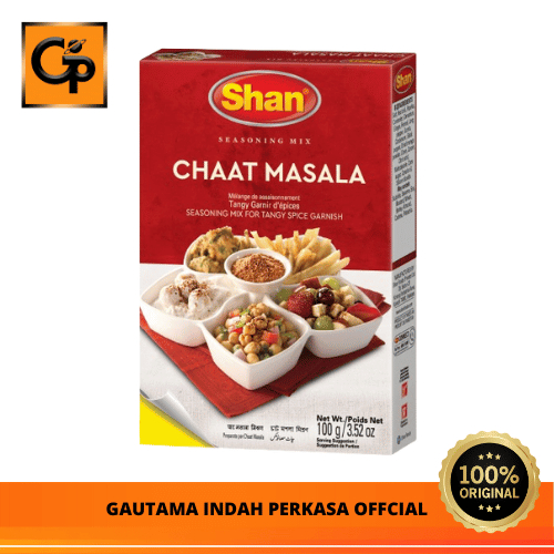 

BUMBU SIAP PAKAI SHAN SEASONING CHAAT MASALA 100 G