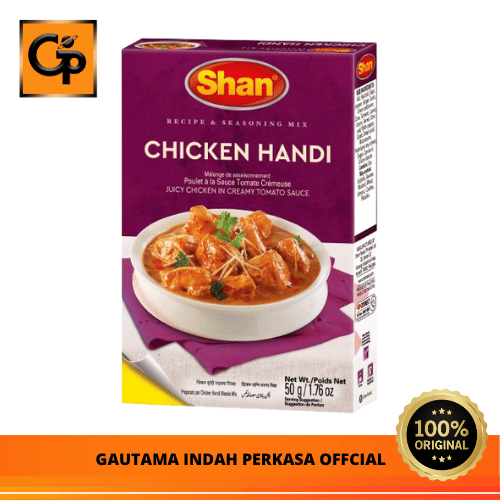 

BUMBU SIAP PAKAI SHAN SEASONING CHICKEN HANDI 50 G