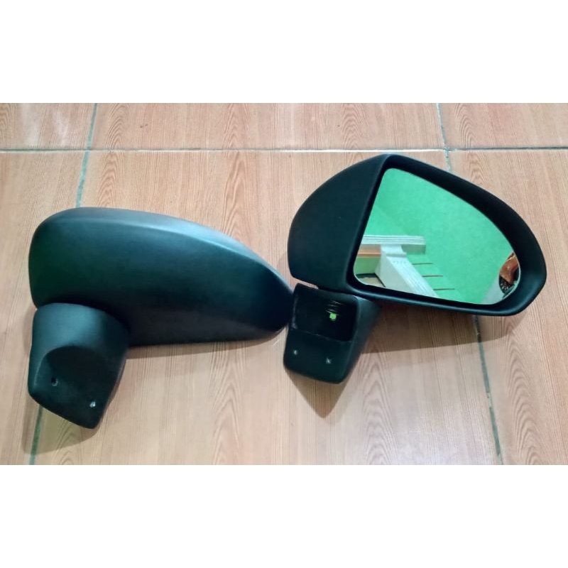 Spion Variasi Fiberglass Hitam Doff Universal untuk Mobil Futura Carry L300 Grandmax Set Kanan Kiri