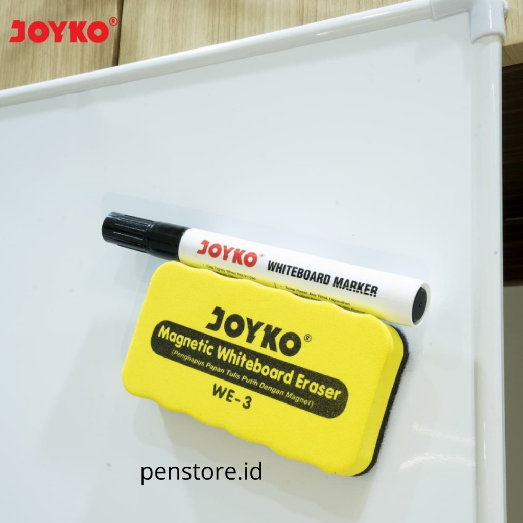 

(pcs) Penghapus Papan Tulis WE-3 / Joyko Magnetic Whiteboard Eraser / Penghapus Murah tempel